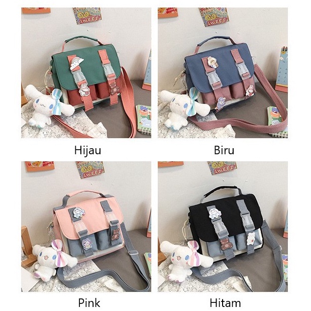 Mismi Lucy Bag Tas Selempang Fashion Wanita Korea Sling Bag Perempuan Trendy Stylish - 12I