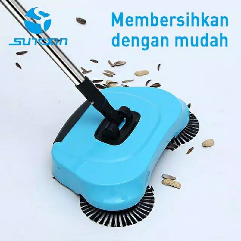 SUNXIN Sapu Otomatis 360 Derajat / Sapu Praktis / Sapu Modern / Sapu Vacuum Cleaner