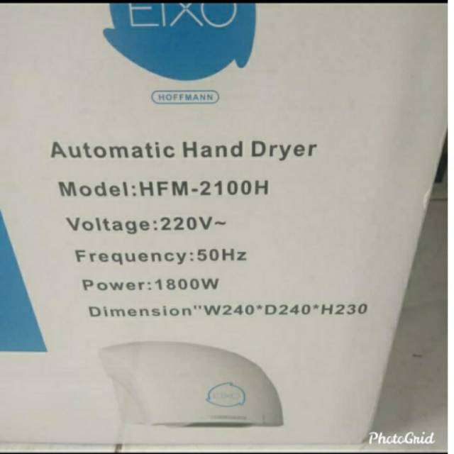 HAND DRYER PENGERING TANGAN HOFFMAN