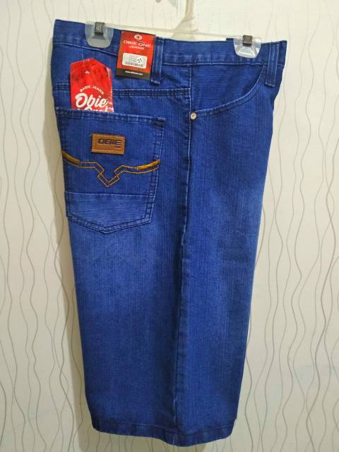 CELANA JEANS PENDEK PRIA /CELANA PENDEK STANDAR REGULER PRIA / SIZE 27 Sampai 38