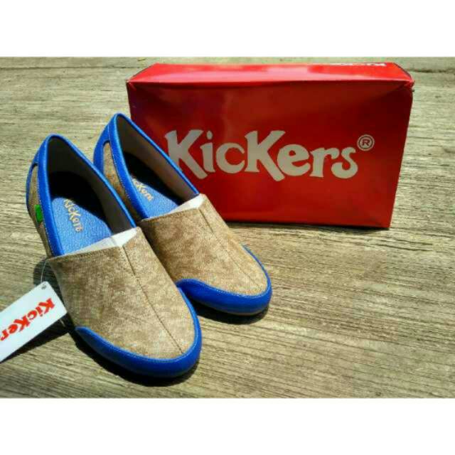 Sepatu kickers Cewek kickers Wanita sepatu slip on