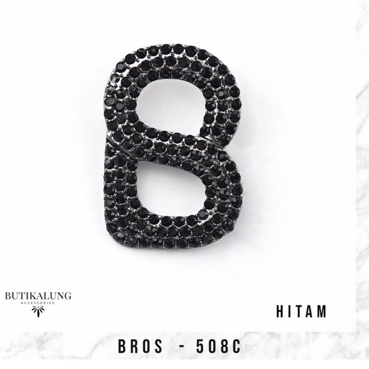 Bros import button chanel kualitas premium/Bros hijab dan baju