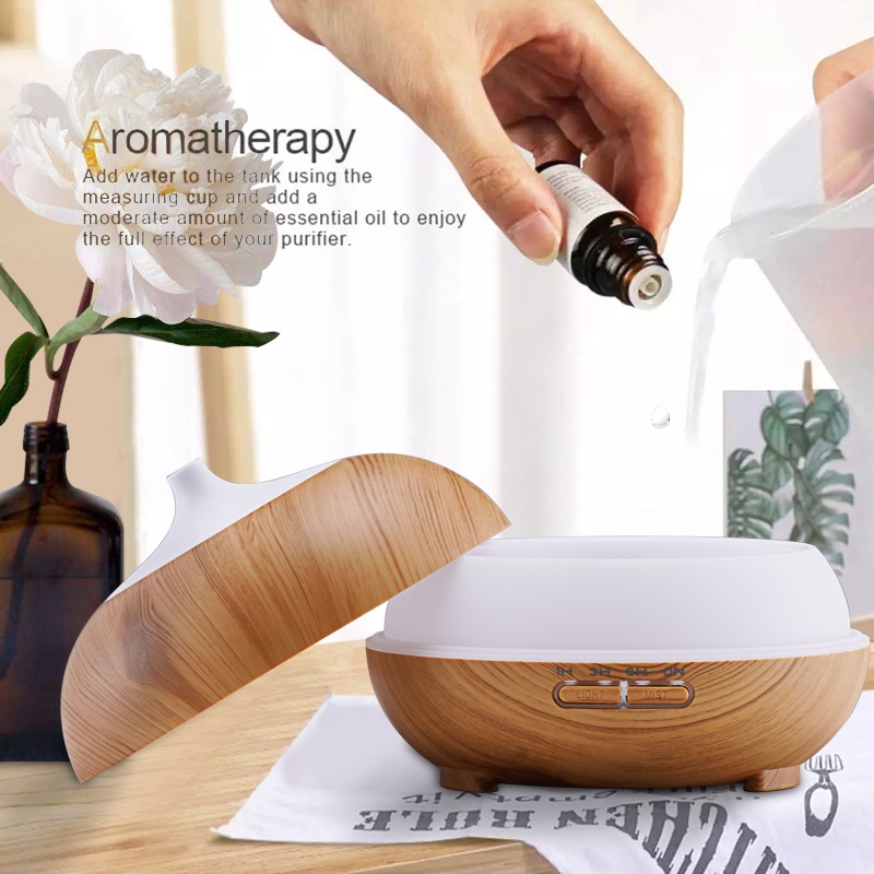 Bluetooth Humidifier diffuser aromaterapi Speaker Music Aromaterapi Difuser Model Pecah Dengan 500ML FREE Remote (garansi toko)-3