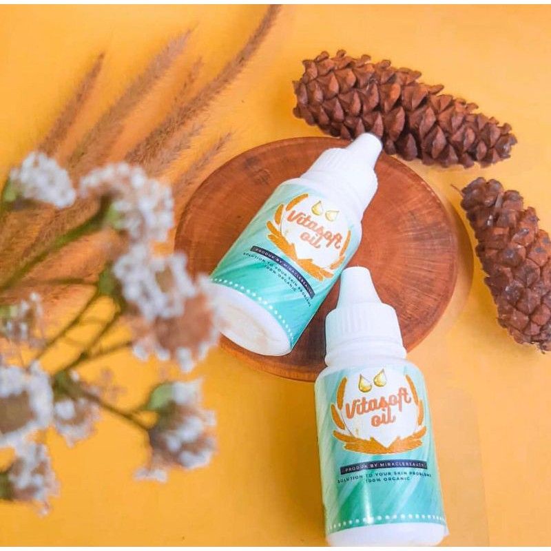 (VITASOFTOIL) PENGHILANG BEKAS LUKA KERING/BASAH vitasoft oil