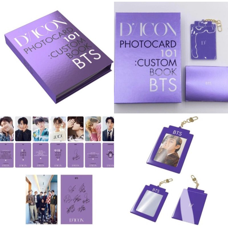 Sharing DICON BTS 101 OFFICIAL Binder Taehyung Photocard Album