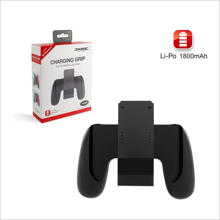 DOBE TNS-873 - Charging Grip for N-Switch Joy-Pad - 1800mAh Battery