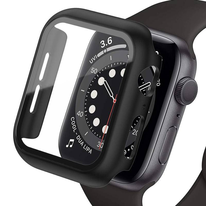 Case Pelindung Layar Bahan Kaca Untuk Apple Watch T500 FT50 FT30 q99 U78 + T5 W34 F10 T55 T5s W55 M33 C200 iWatch