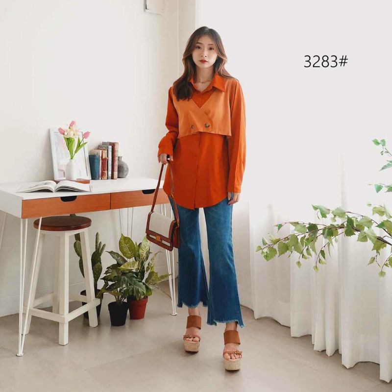 RAF Pakaian Kemeja Daily Series Rompi ( Office Day )