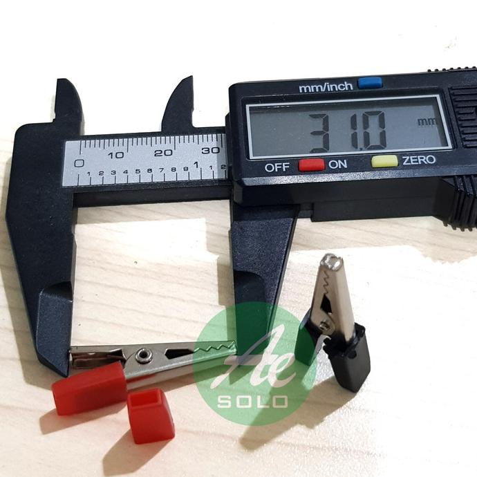 @#@#@#] Capit Buaya Alligator Clip Tebal Pegangan Kotak Merah Hitam