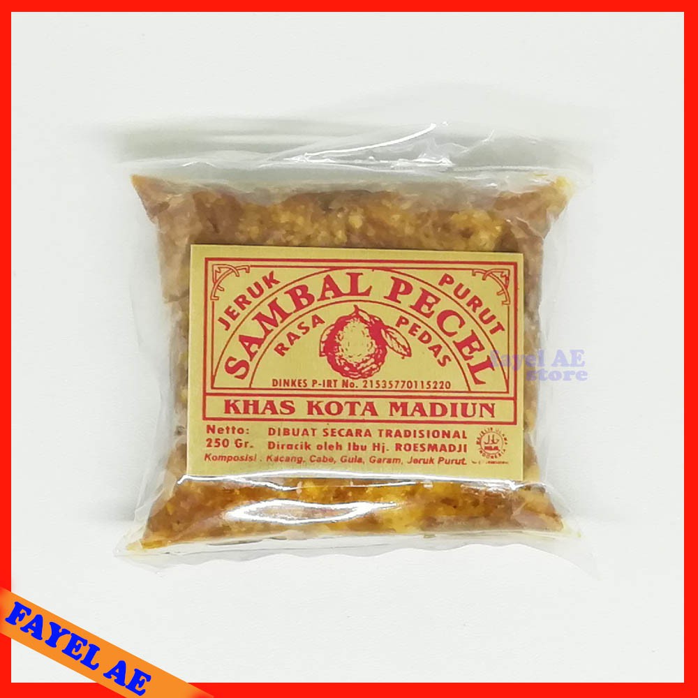 Sambel Pecel Bumbu Kacang Instan Sambel Siap Makan Resep Pecel Jeruk Purut Ibu Haji Roesmadji Madiun Shopee Indonesia