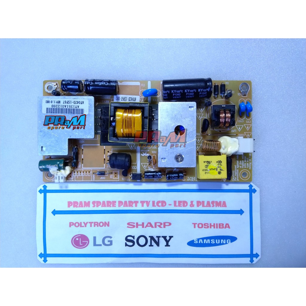 POWER SUPPLY tv led 24D552 - PSU TV POLYTRON 24D552 - MESIN REGULATOR 24D552 - ORIGINAL