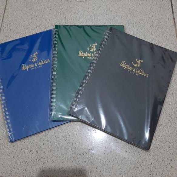 

kn Buku Telepon & Alamat Green Leaf PCAZ-30 / Telephone & Addresses Book ➝ (Ready)