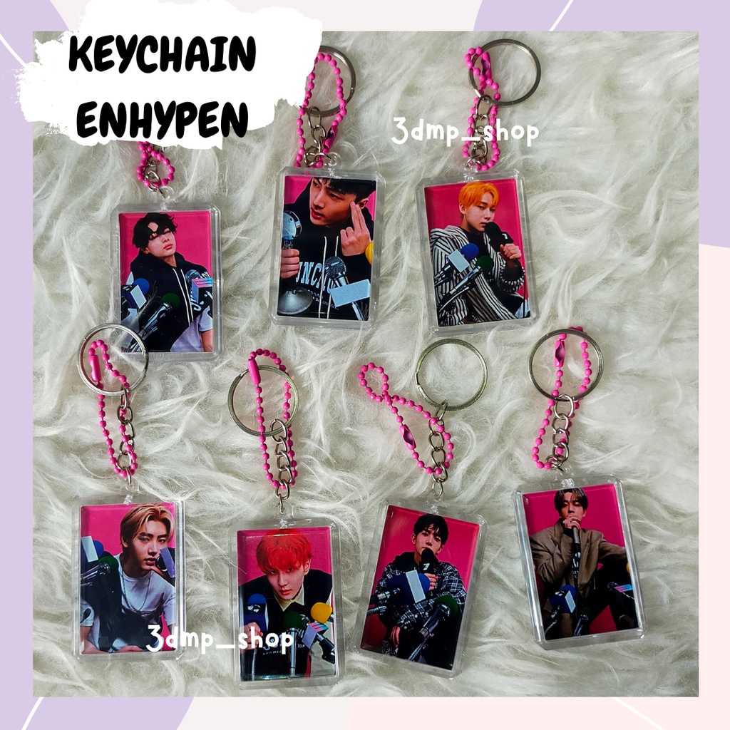 Gantungan kunci ganci keychain enhypen sunoo ni-ki jungwon jay jake heesung sunghoon manifesto