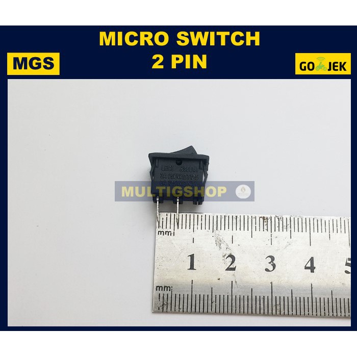 10Pcs Micro Switch Saklar Mini 2Pin Saklar On Off Mini Kecil