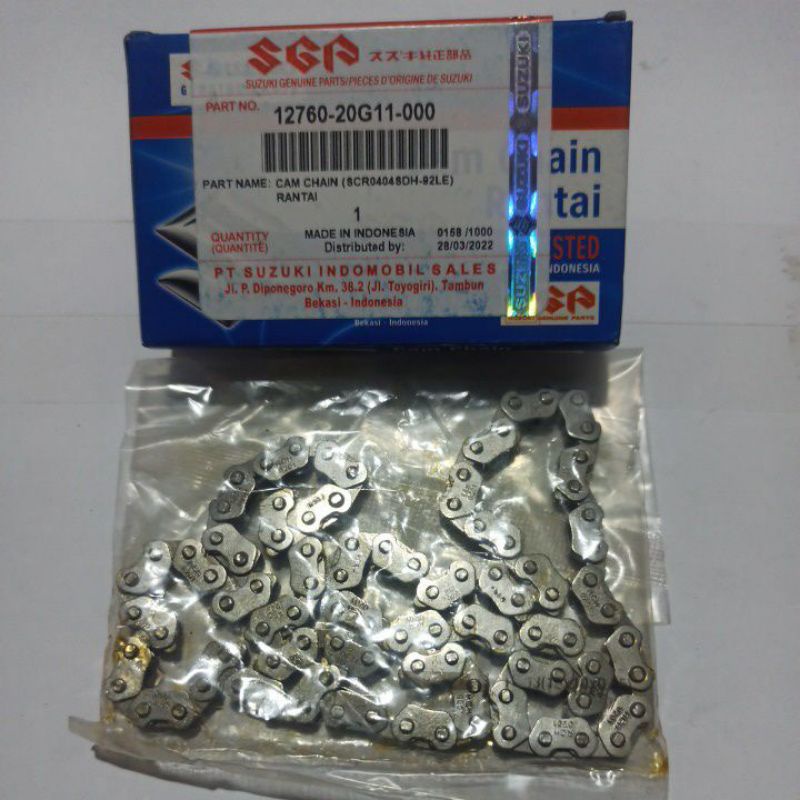 RANTAI KETENG SHOGUN 125 SPIN KARISMA VARIO 125 FI ORIGINAL SUZUKI GENUINE PART 12760-20G11-000