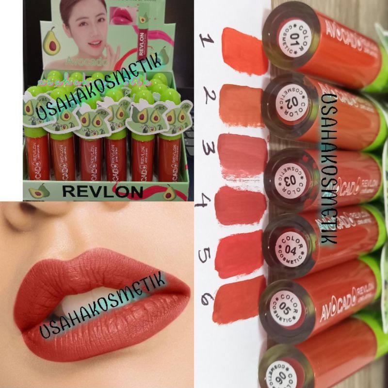 PROMO LIP GLOSS MATTE REVLON LONG LASTING HARUM AVOCADO NO.R-003