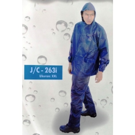 Jas hujan PINGUIN Stelan Nylon P263i Size XXL - jas hujan penguins original murah - jas hujan setela