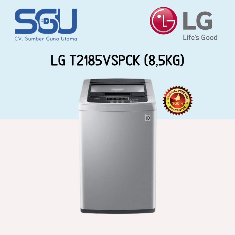 LG MESIN CUCI 8.5KG T2185VSPCK SMART INVERTER