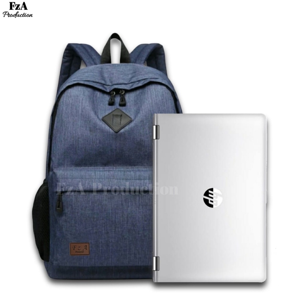 Tas Ransel Gendong Laptop Distro Sekolah Kuliah Pria Wanita Murah Original GRATIS Dompet Sakko HP