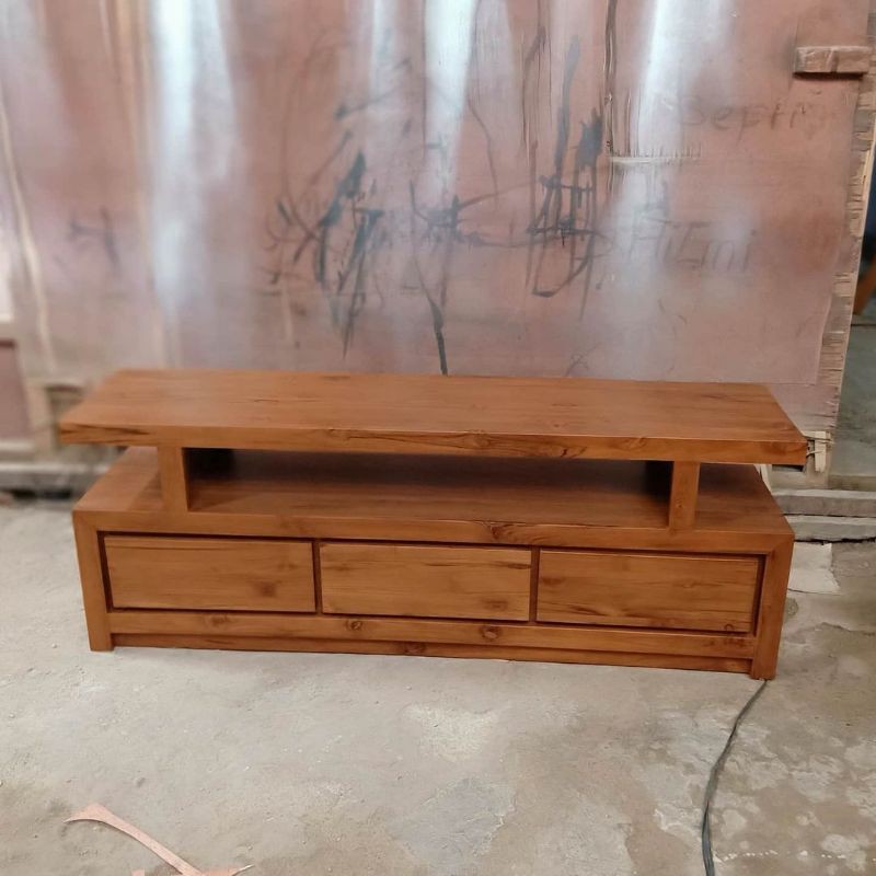 Meja Tv Bufet Tv Kayu Jati Jepara mebel jepara