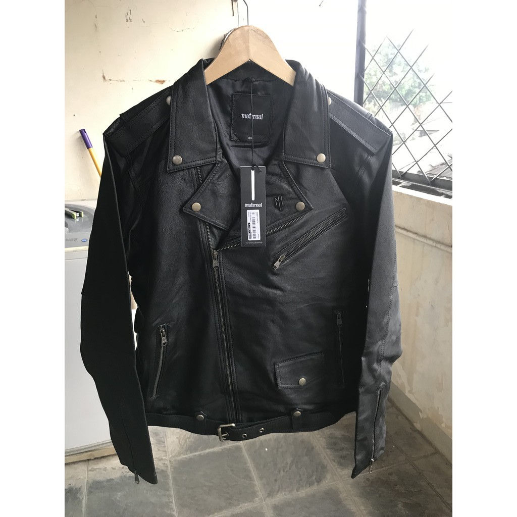 Jaket kulit/leather jacket Maternal Disaster ALPHA New Original BNWT