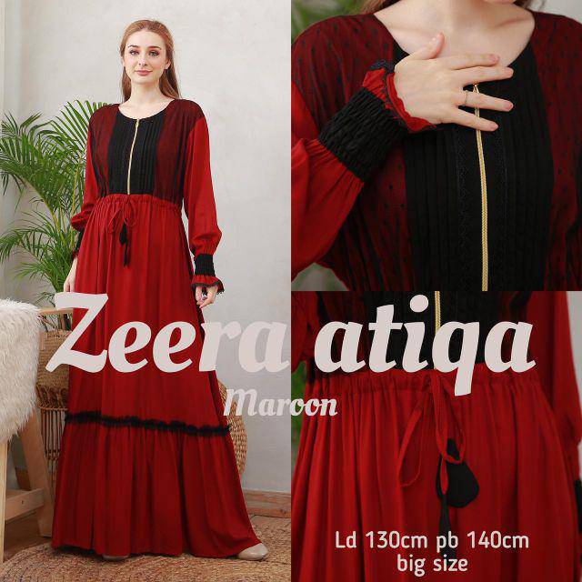 SALFASHOP_DASTER ARAB ATIQA ORI BY ZEERA BIG SIZE
