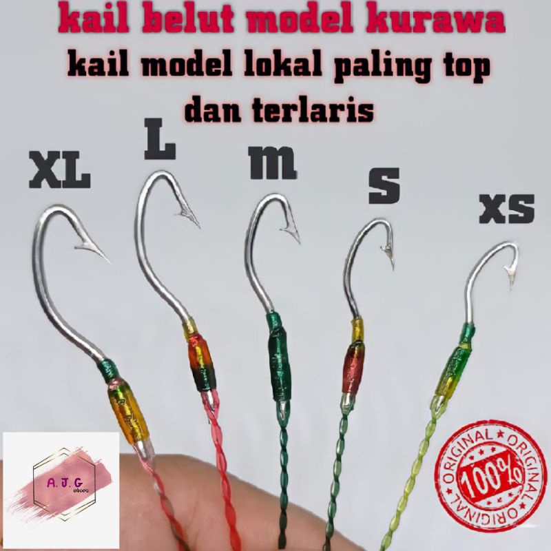 Kail Pancing Urek Belut Pancing Belut Kail Belut Model Kurawa Bahan Baja