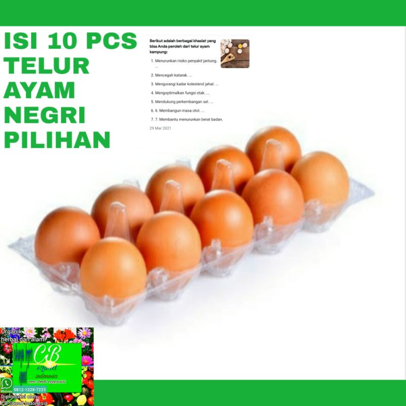 

telur ayam negri pilihan/10 pcs telur ayam negri