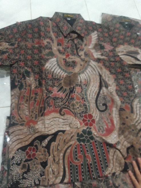 Prabu Hadi Kemeja Batik Pria Full Furing Bahan Katun Cabut Sragenan