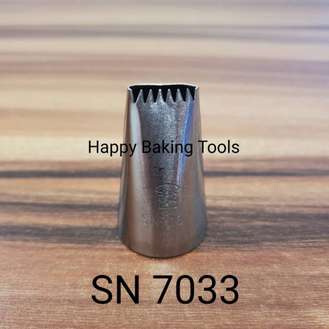 San Neng pastry tip SN7033 basket weave decorating cakes, Spuit sanneng SN7033 tenun keranjang stain