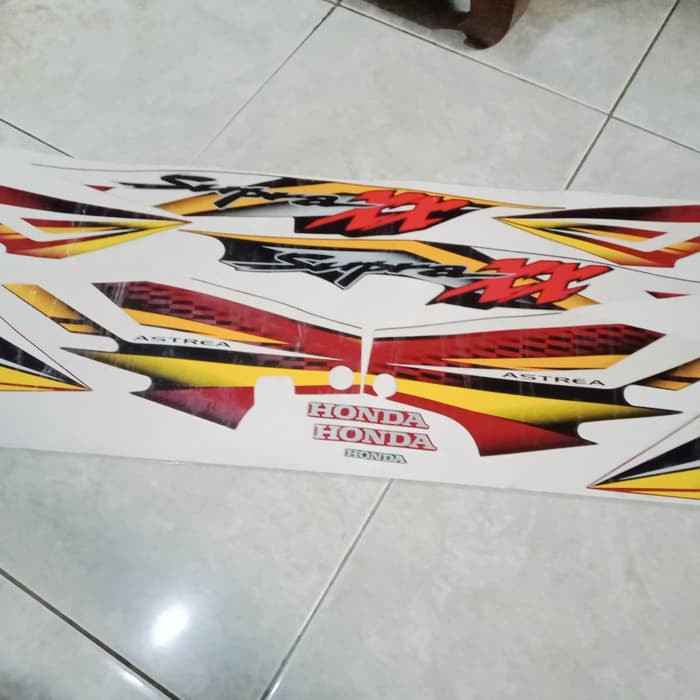original stripe sticker striping set honda honda supra xx 1 ORI AHM
