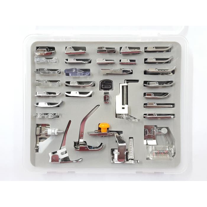 0052 Sepatu 32 Pcs Set Mesin Jahit Portable WITH BOX MESIN JAHIT