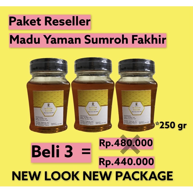 MADU YAMAN SUMROH FAKHIR / MADU ASLI YAMAN 100%