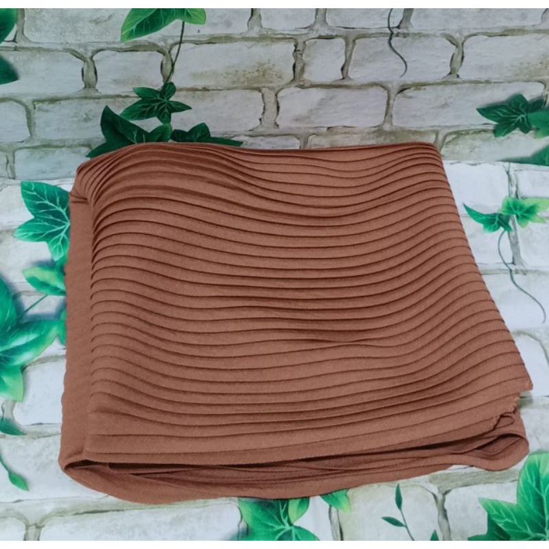 HIJAB SEGIEMPAT PLISKET BELLA SQUERE POLOS /HIJAB PLISKET/COD-5