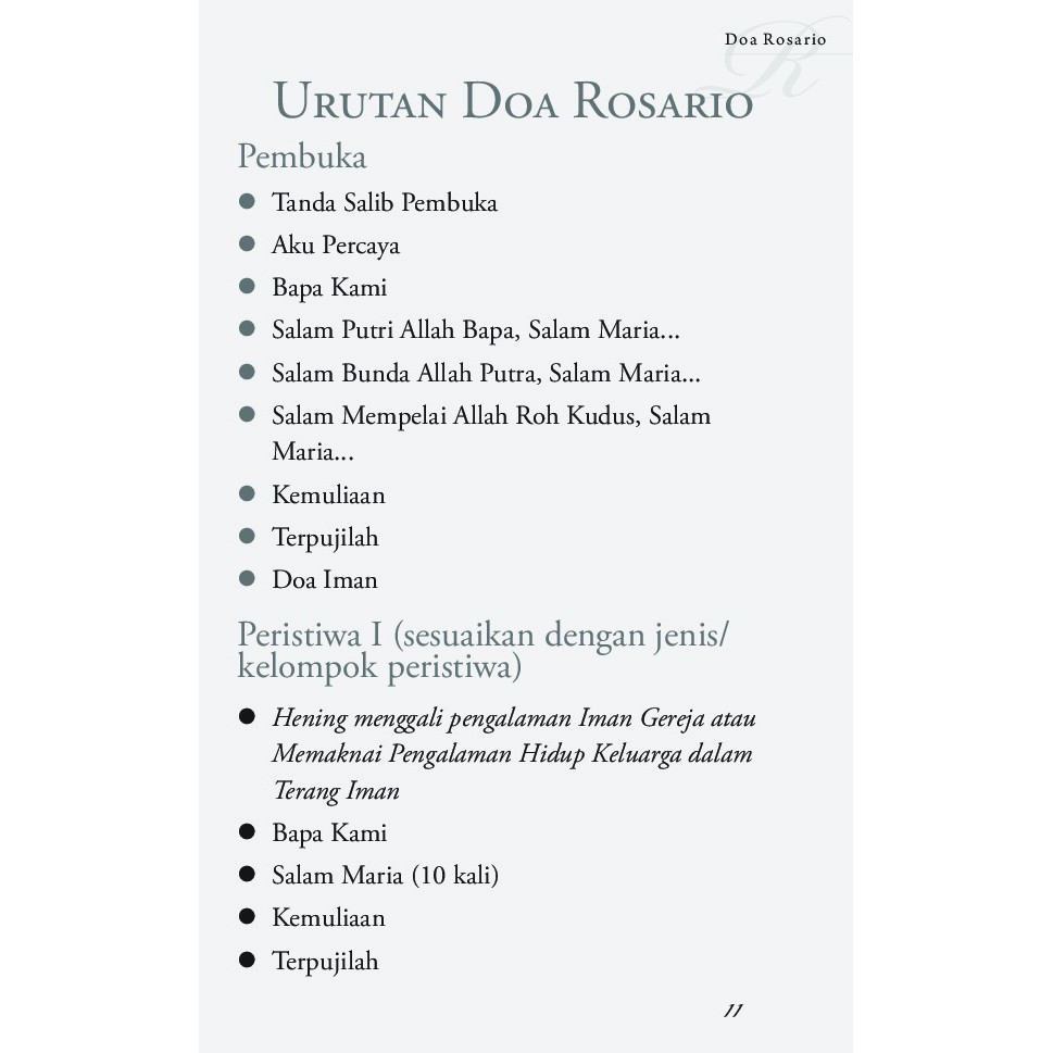 Buku Original Doa Rosario Hidup Dalam Terang Iman Shopee Indonesia