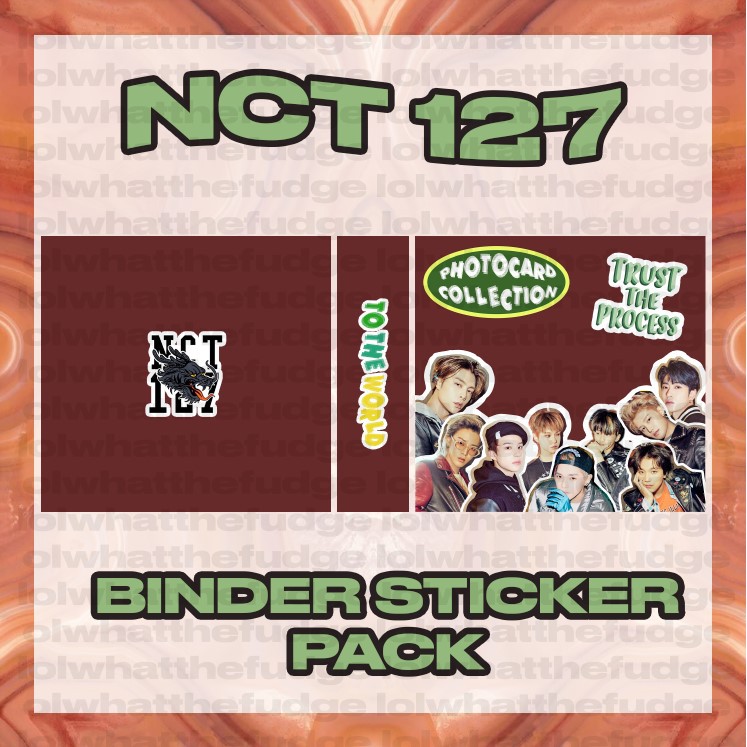 [BUY 5 GET 6] NCT BINDER STICKER | Shopee Indonesia