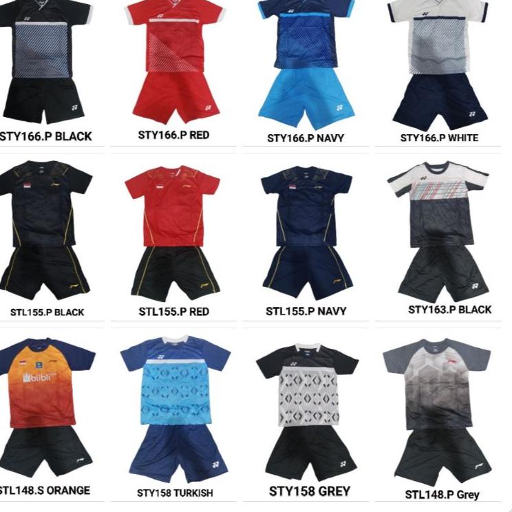 ► Jersey Setelan Badminton Anak / Bulutangkis Kids ➬