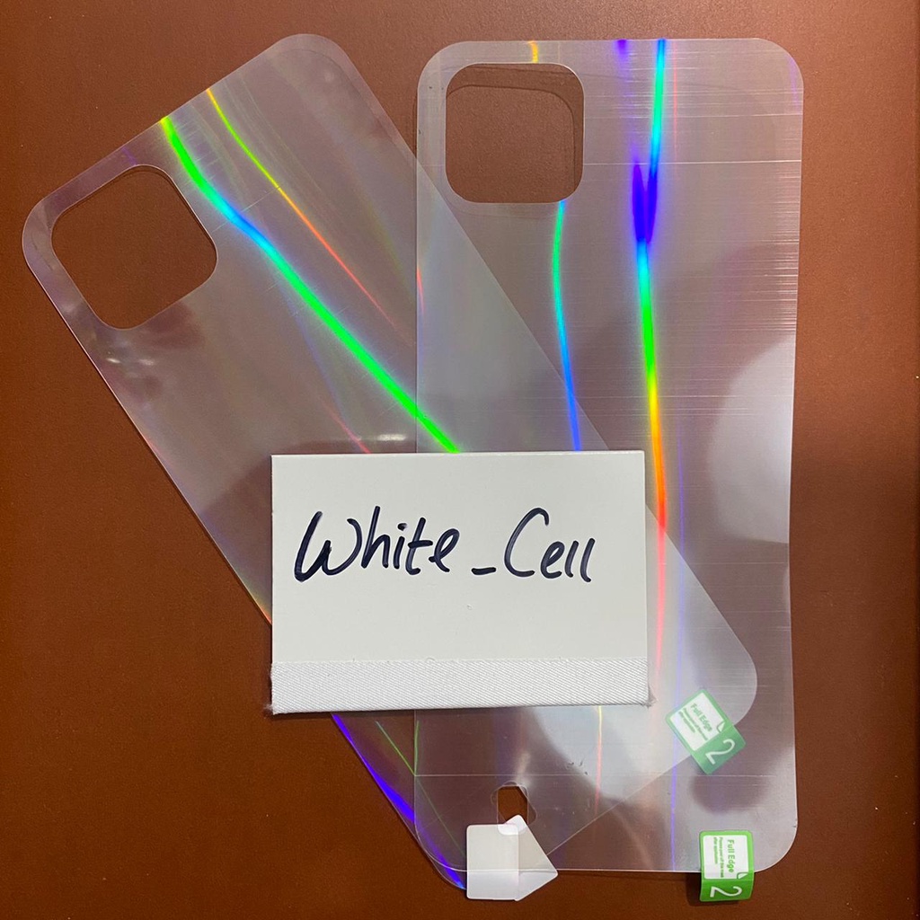 REALME C20 C11 2021 BACK BACK SKIN AURORA CLEAR GARSKIN ANTI GORES BELAKANG TRANSPARAN D2