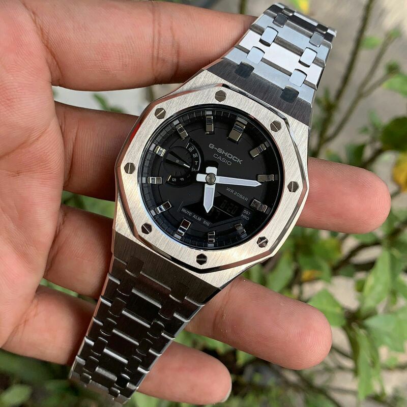 Custom Casio G-shock GA-2100 ga 2100 strap dan bezel original