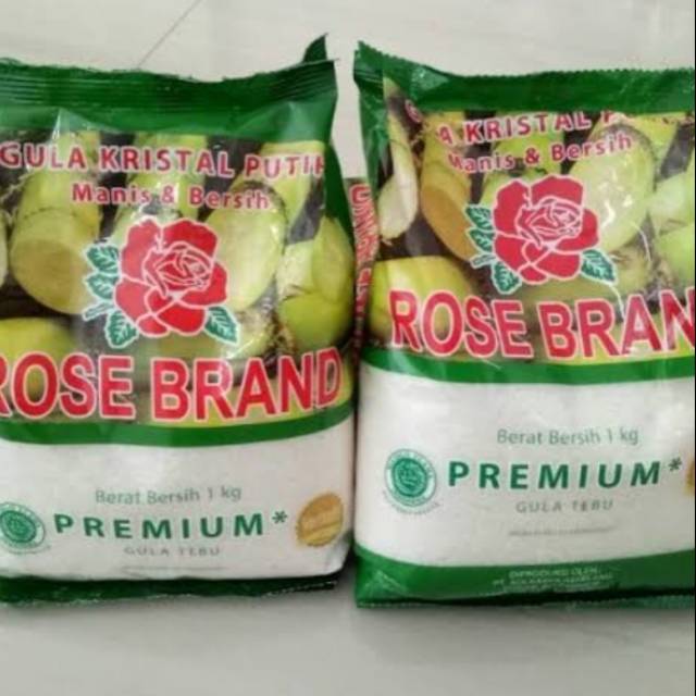 

Gula pasir Rose Brand 1kg