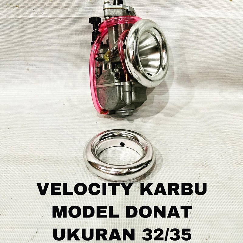 VELOCITY KARBURATOR MODEL DONAT 2 STEP KARBU PE PWK 28 30 32 34 AIR STRIKE 33 35 38 40-32/34