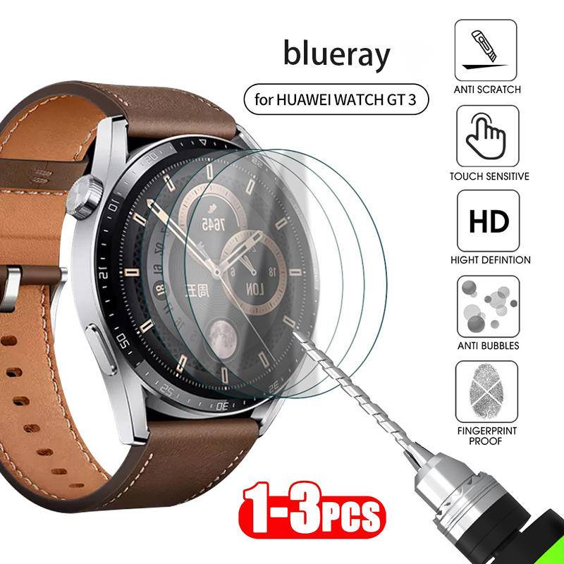 1-3 PCS Film blueray Untuk Huawei watch 3 pro GT2 GT3 42mm 46mm GT2e GT runner Screen Flim Huawei Honor Magic2 GS3