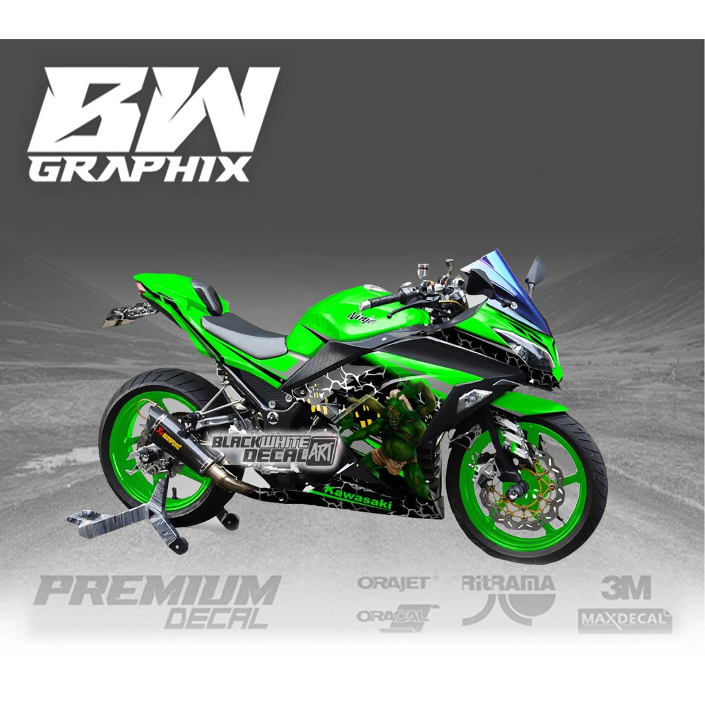 Decal / Dekal ZX 250 FI / Ninja 250 FI GOBLIN Stiker / sticker