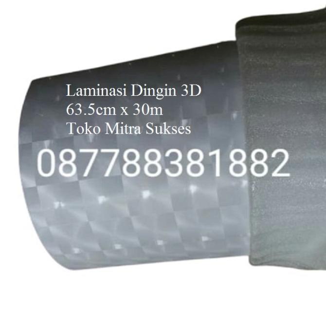 

Laminasi Dingin 3D - Tiga Dimensi 63.5cm x 30m