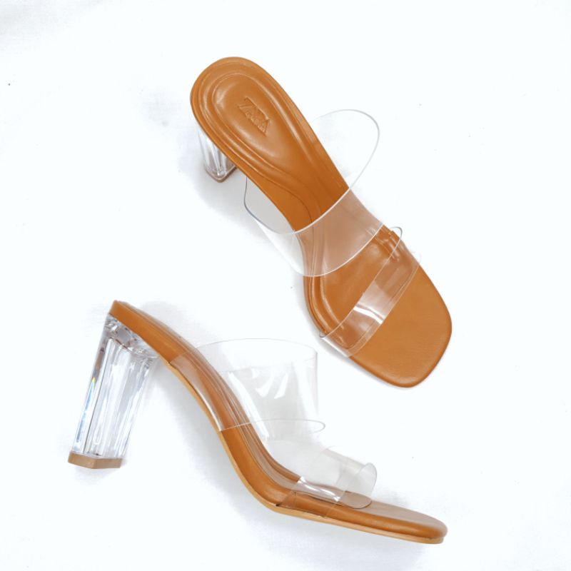 Promo ZR Heels 6/9cm transparan + BONUS Paperbag