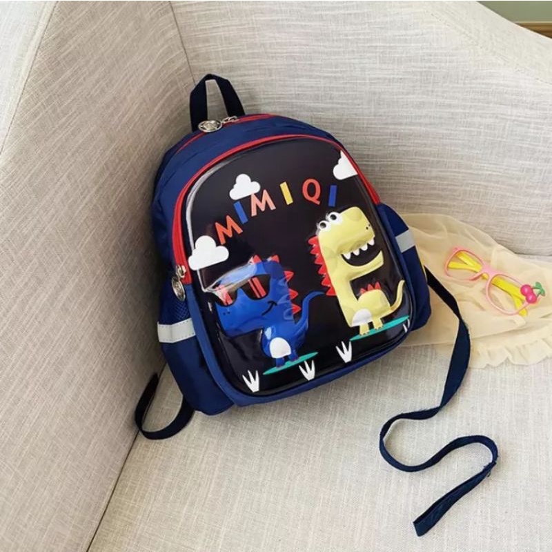 Tas Sekolah Anak TK - SD Karakter Dinosaurus Tas anak Laki-laki Perempuan Backpack Tas Ransel Anak MochilllaStore  Tas Kekinian Tas Unique Model Baru