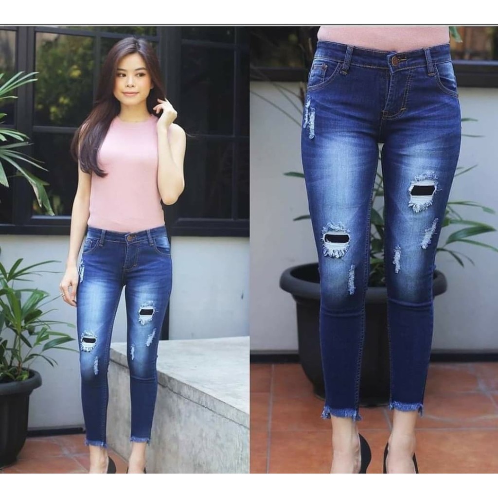 celana jeans Distroy 7 9 wanita celana panjang JSK celana jeans Distroy 7 9 wanita celana panjang JSK