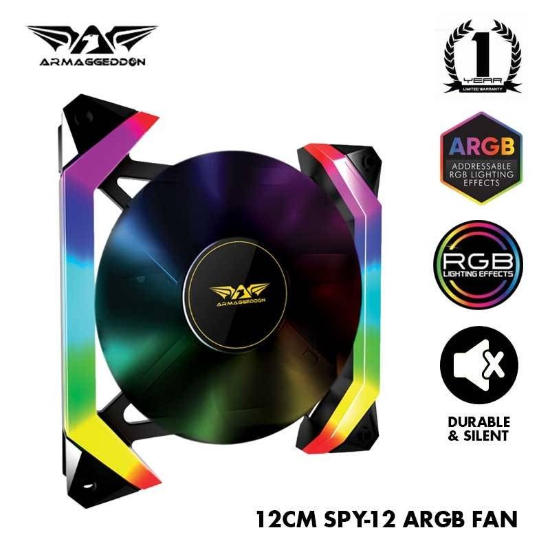 Fan Casing Armaggeddon Tessraxx SPY Series ARGB | Support Aurora SYNC