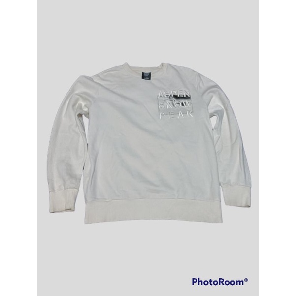 CREWNECK SECOND BRAND ORIGINAL ASPEN SNOW PEAK