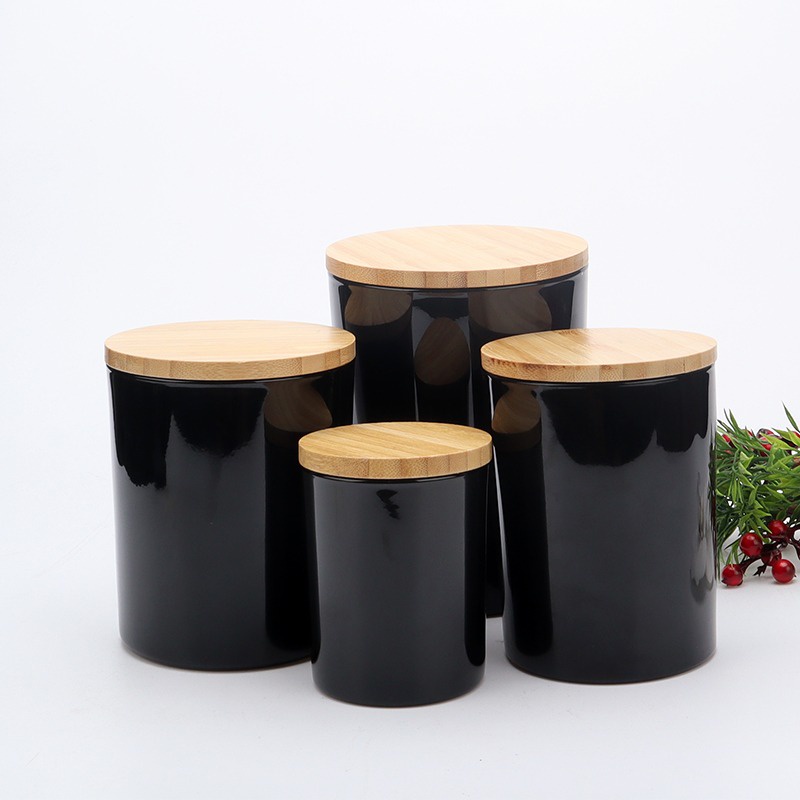 60gr Mini Wood Jar Candle Lilin Kayu Gelas Container Premium Aromaterapi Aromatherapy Scented Candle Aroma Terapi